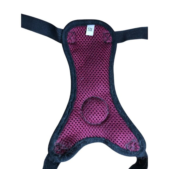 Dog Harness XS Adjustable Padding Paw Print Back Leash Clip - Picture 8 of 10